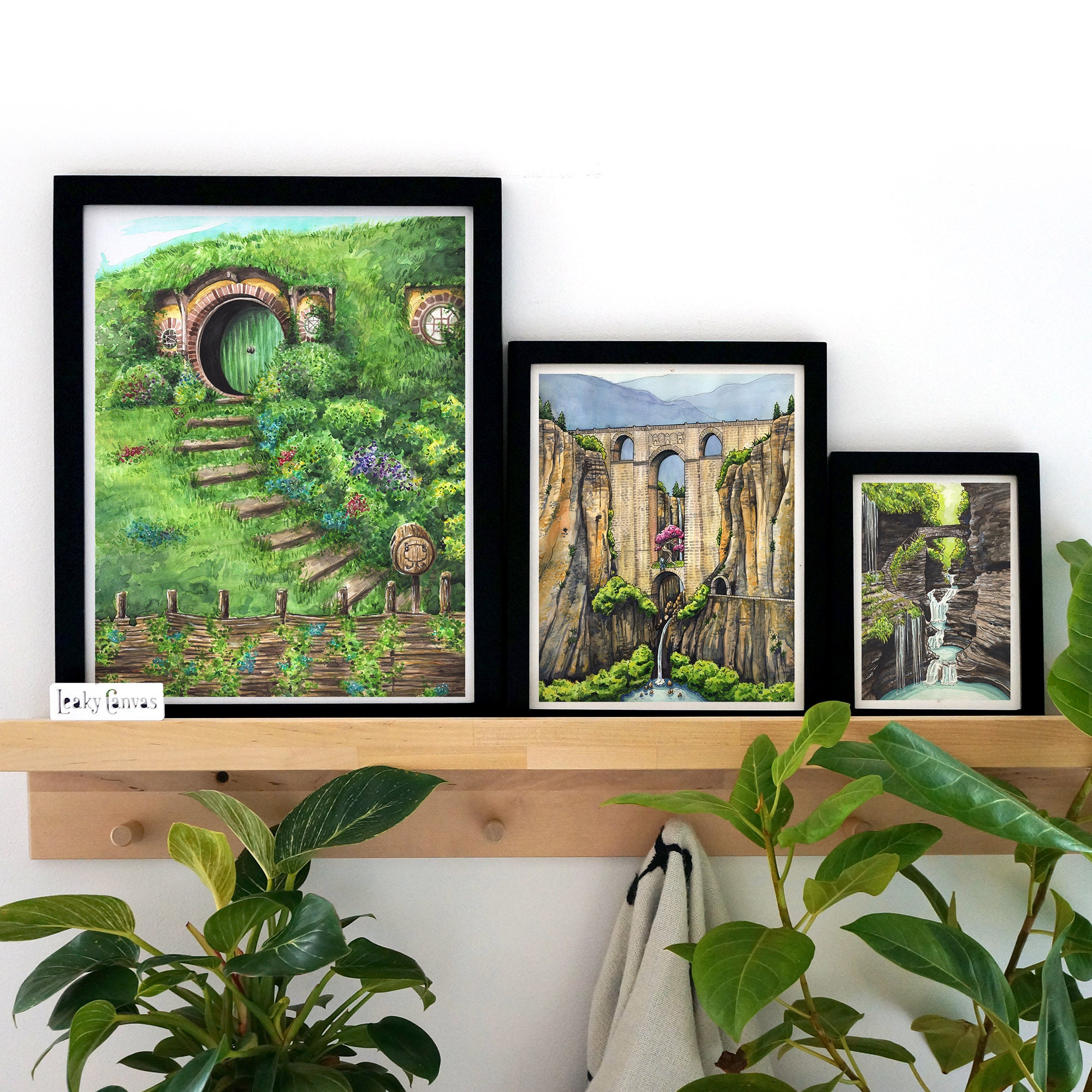 Art & Collectibles Digital Prints Prints Watercolor Illustration Nerdy Fantasy Art Geek Wall Art