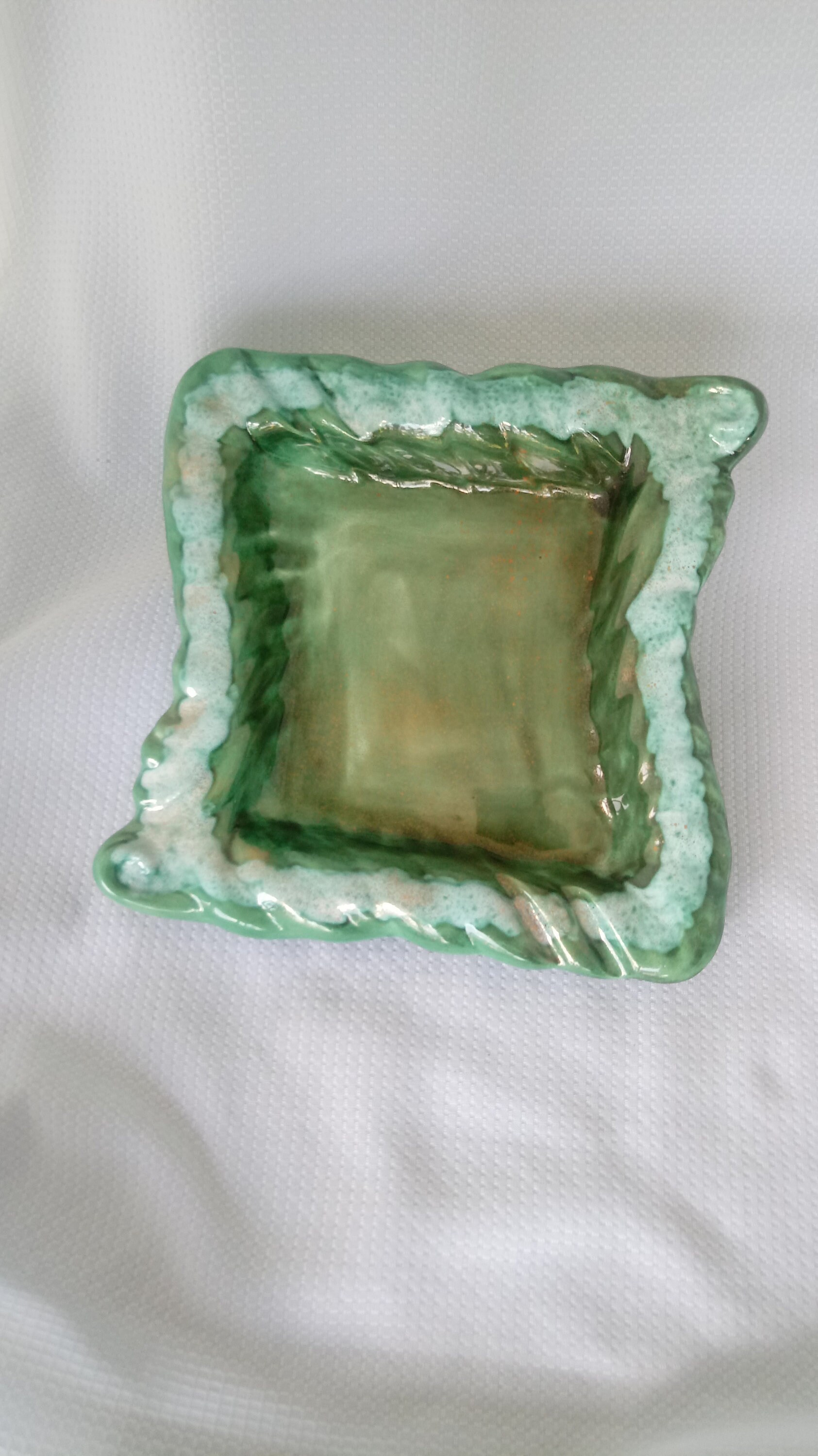 Ceramic Tray Green Etsy