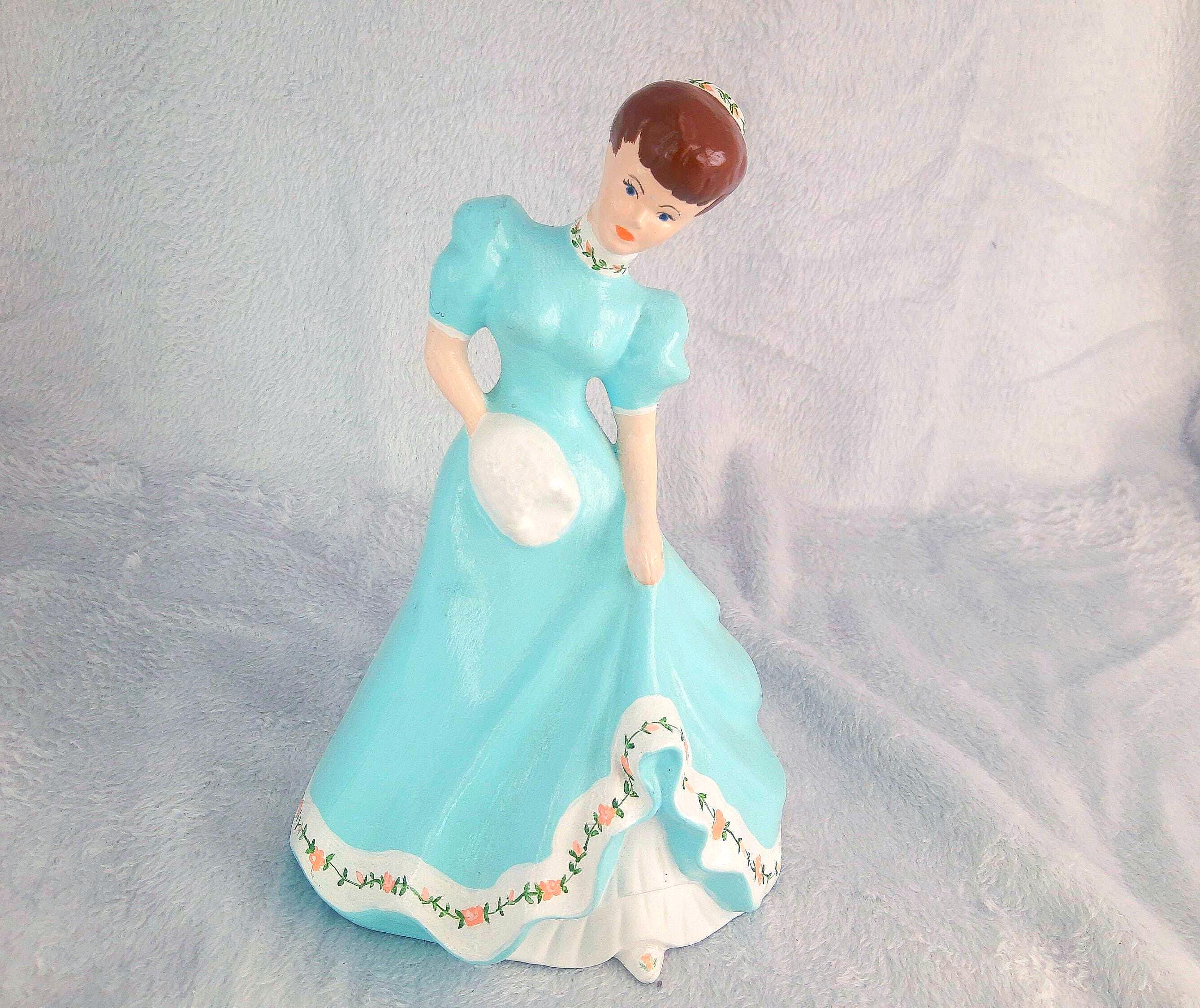 Blue Dress Figurine - Etsy