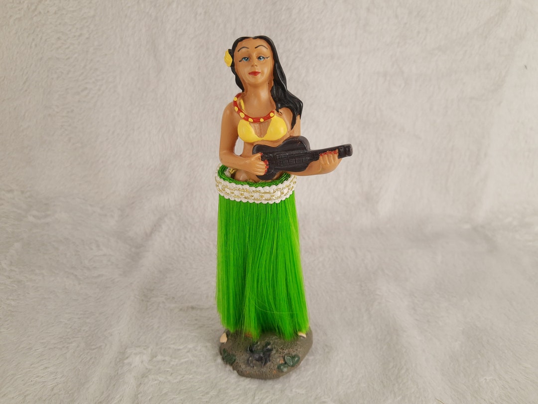 Vintage Dashboard Hula Girl Playing Ukulele as Is Etsy