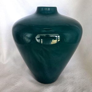 Vintage Haeger Forest Green Pottery Urn Vase