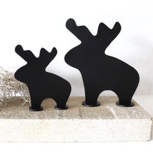Nordic Christmas decoration, Christmas decoration, window wreath, Scandinavian Christmas decoration for standing, reindeer, elk