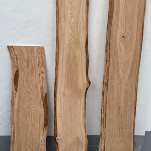 22 mm tree slice, wild oak, wooden board, plank, table top, oak, wood, rustic, solid, oak board, various sizes, planed, DIY