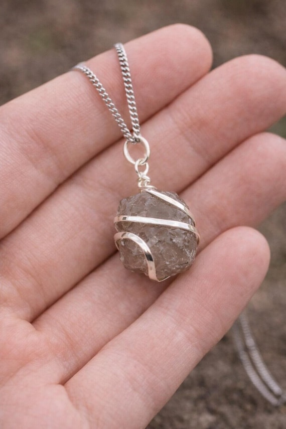 Natural Smoky Quartz Necklace | Elegant Gemstone Jewelry