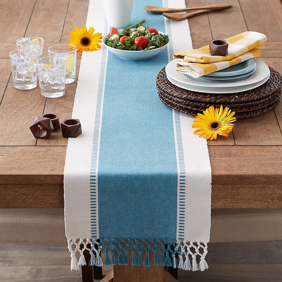 Coastal Table Runner Coastal Decor Easter Table Runner Etsy