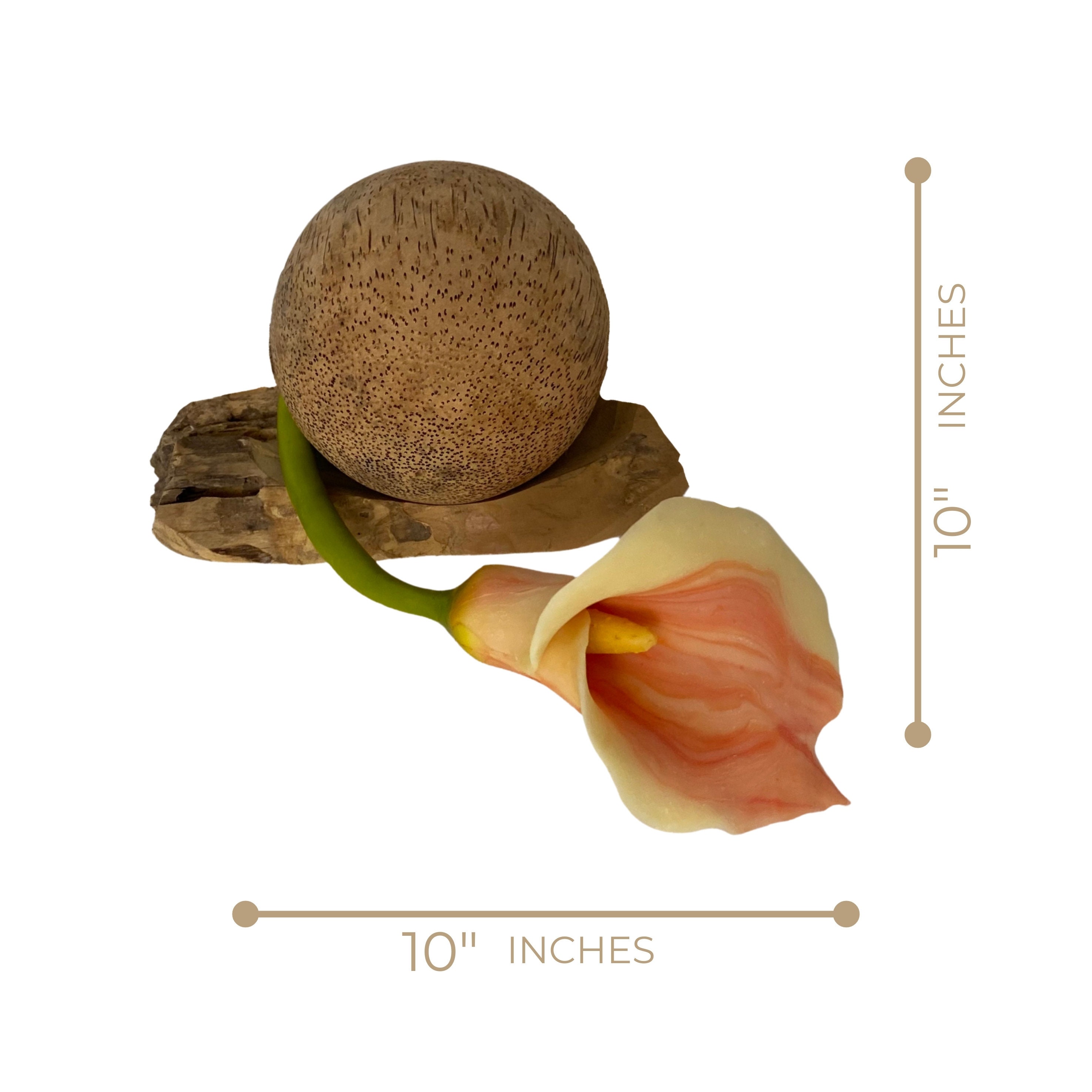 calla lily カラーリリー　花　彫刻　粘土　ゴールド　オブジェ　置物 calla lily カラーリリー 花 彫刻 粘土 ゴールド オブジェ 置物 手作り