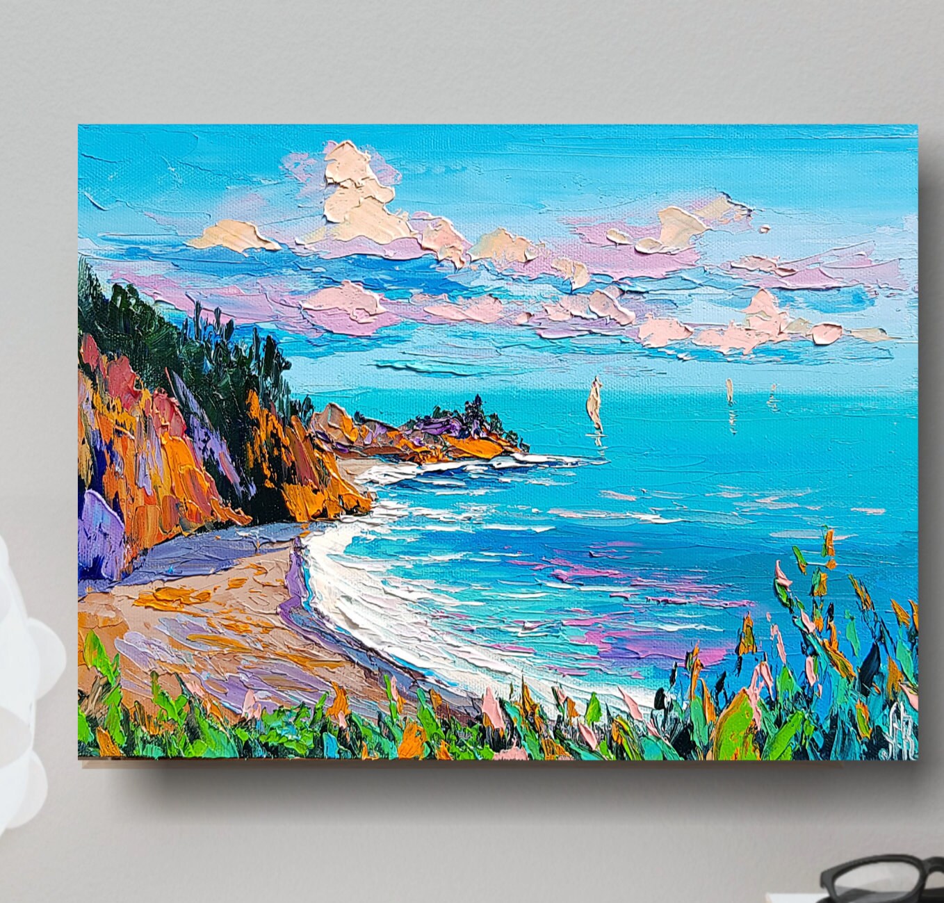 Laguna Beach Painting California Seascape Original Art on Etsy