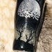 Haunted Forest Glitter Tumbler, Bat, Moon Travel Mug, Spooky Water Bottle, Halloween Gift, Elegant Gothic Traveler Mug 
