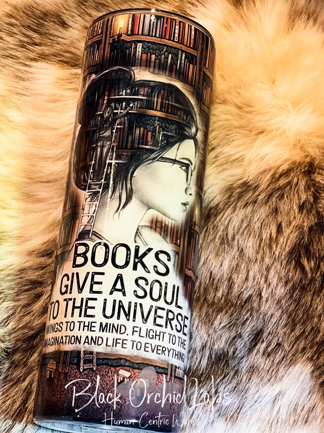 Book Lover Library Tumbler, Library Travel Mug, Gift for Reader, Coffee ...