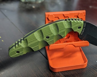 Ka-Bar Large (1482) TDI Extra Grippy, Custom Scales, Knife Handles, Superior Knife Scale