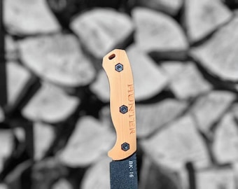 Ka-Bar BK15 BK16 BK17 BK18 Custom Scales with Hunter inlaid in the side