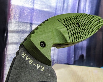 Ka-Bar Large (1482) TDI Knife Scale, Knurled, Superior grip