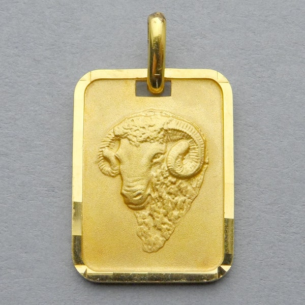 Aries. Vintage Pendant.