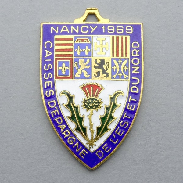 Nancy, Antique Enamel Pendant.