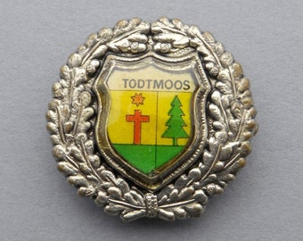 Todtmoos, Coat of Arms, Vintage Brooch.