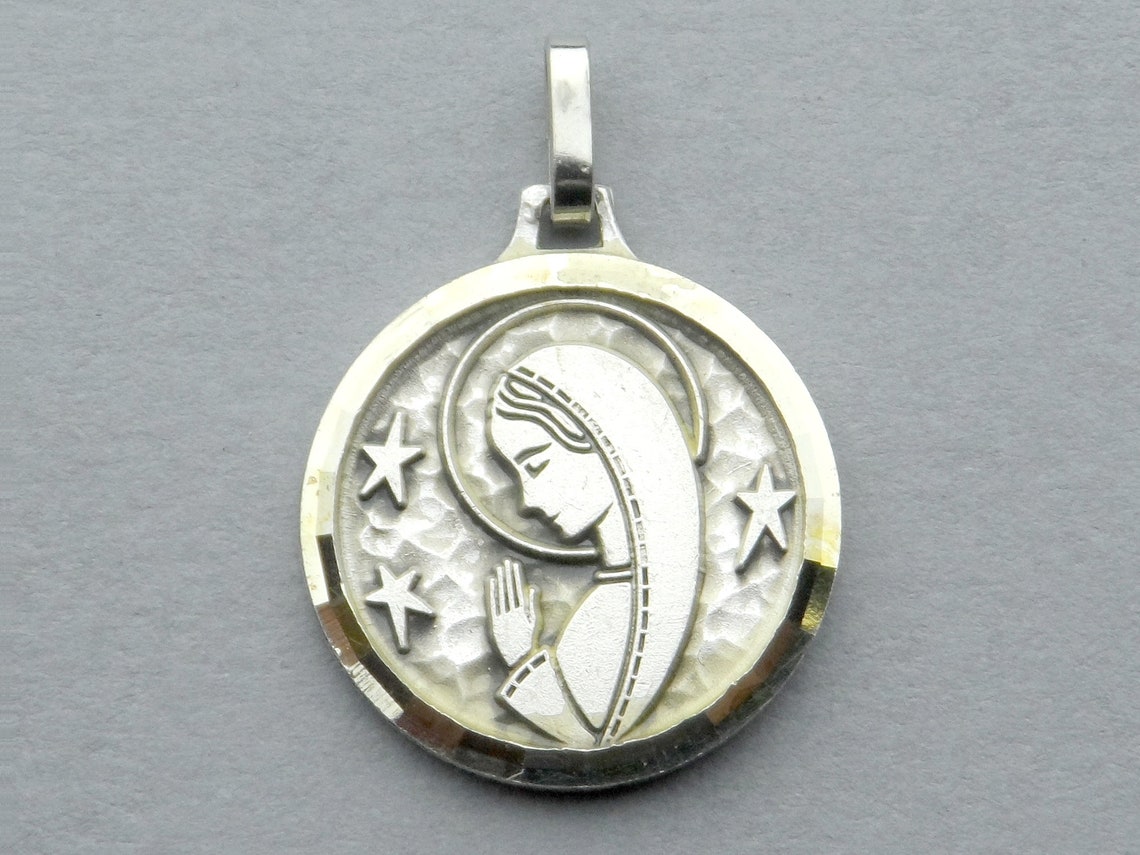 St Mary. Antique Religious Pendant. Etsy UK