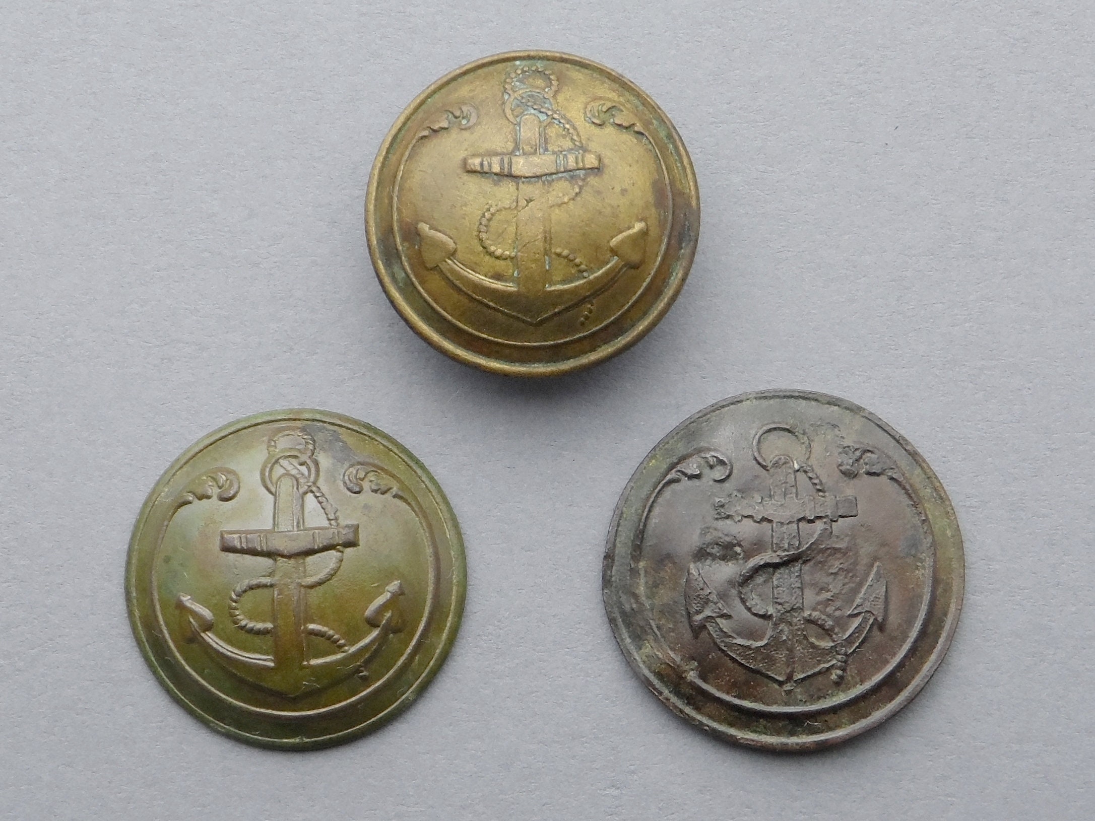 French Navy, Antique Button 19th. - Etsy