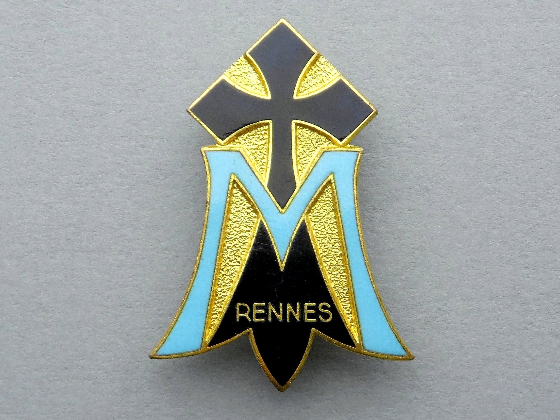 Broche Vintage Bretagne En émail - Émail Français - Occasion Bon état