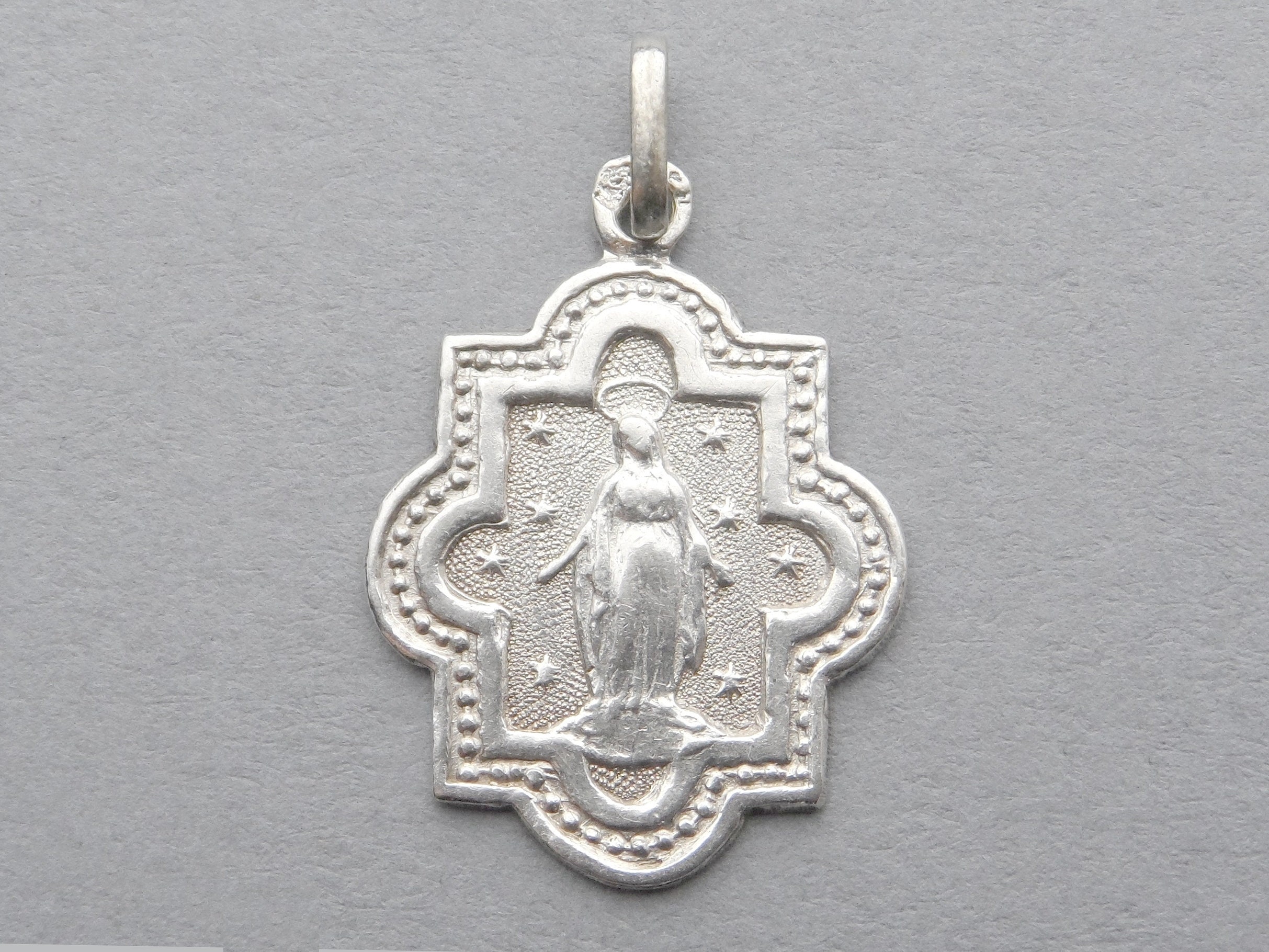 St Mary Antique Religious Pendant. Etsy