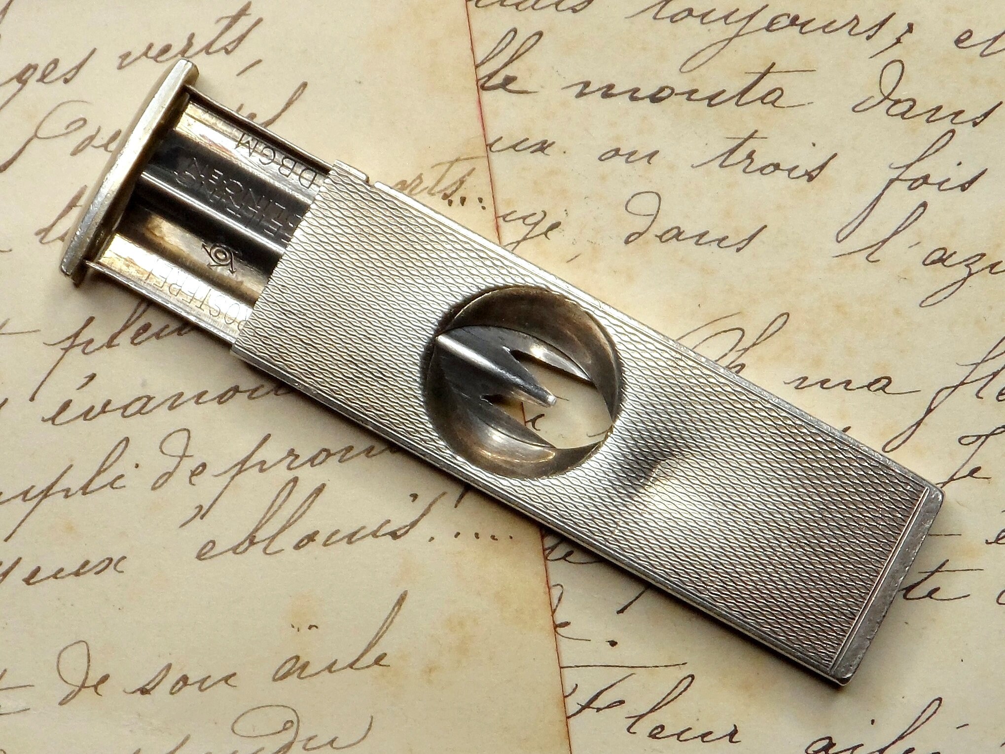 Antique Sterling Cigar Cutter. Rostfrei Pfeilring Solingen - Etsy