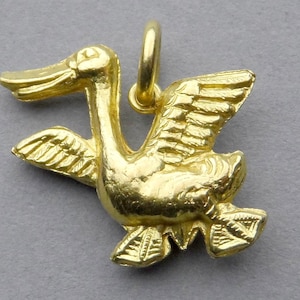 Duck. Vintage Pendant.