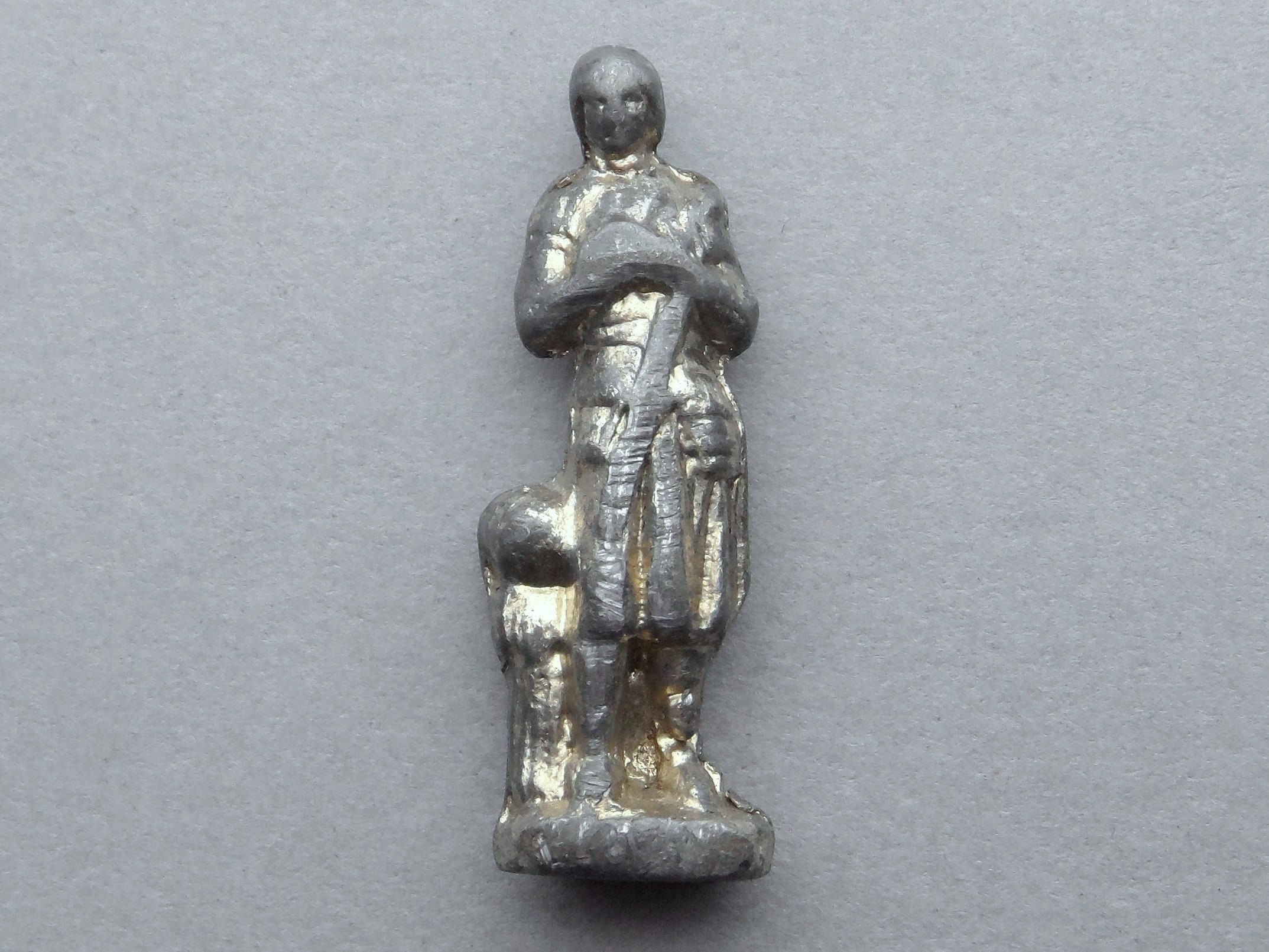 Saint Joan Of Arc, Antique Religious Statue.