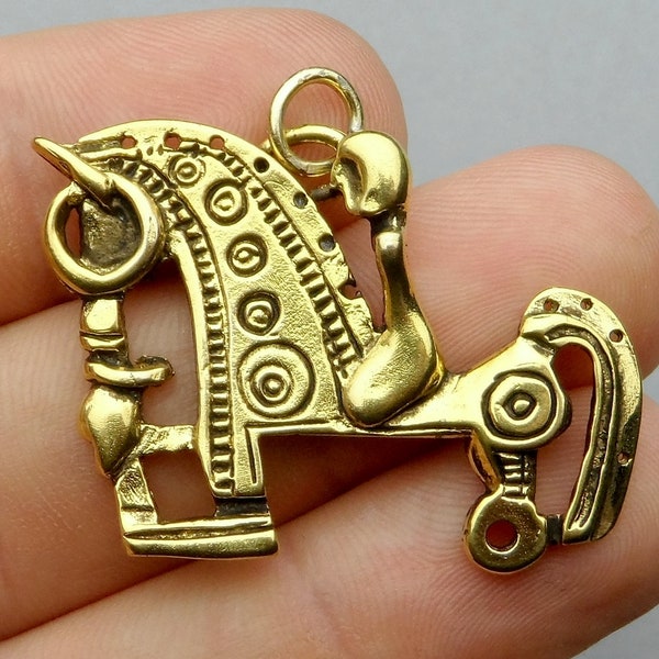 Roman Pendant, Horse. Celtiberian. Antique Reproduction Amulet.