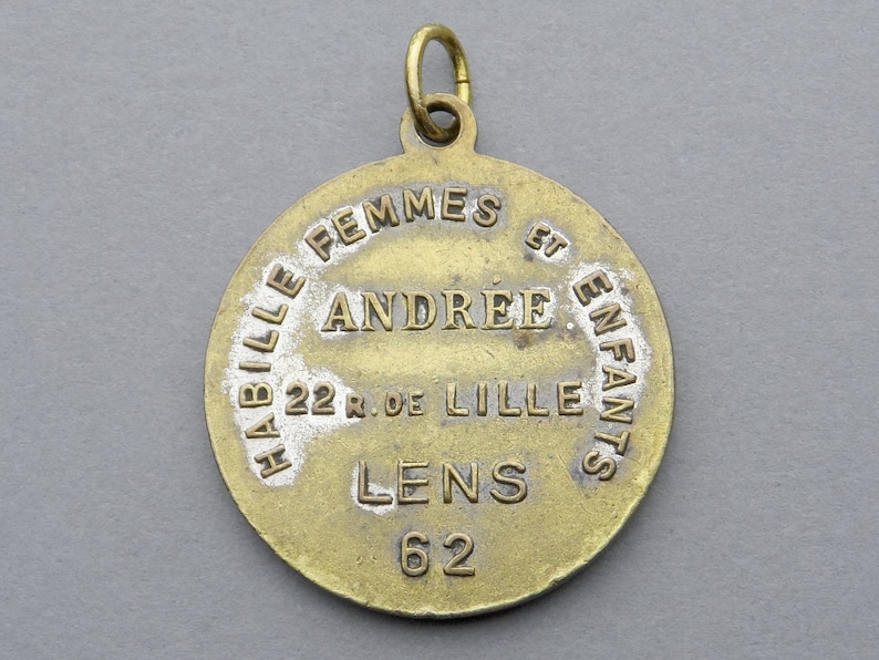 St Christopher Antique Religious Pendant.