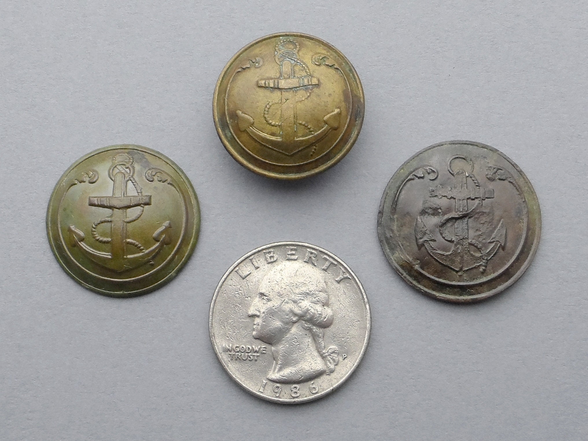 French Navy, Antique Button 19th. - Etsy