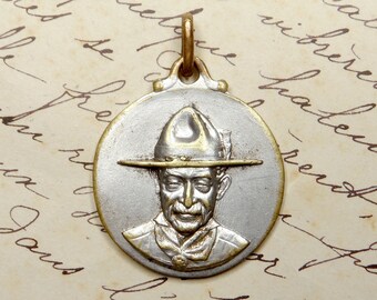 Chapeau Boy Scout Stetson En Feutre - Style Baden Powell - Vintage, Occasion
