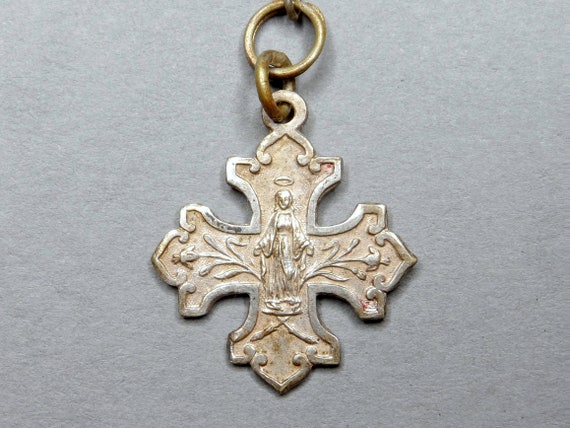 Bracelet médaille vierge Marie plaqué or - Elise et moi