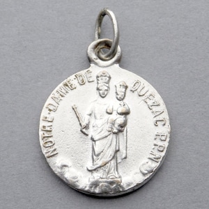 St Mary. Onze lieve vrouw van Quezac. Antieke religieuze hanger.