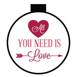 Party Puck All You Need is Love - A container that looks like a hockey Puck, Birthday Favor, Wedding  Favor, Custom Hockey Puck