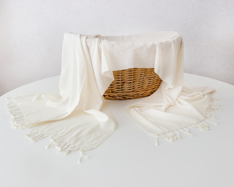 Peace Silk Shawl Cruelty free Silk and Handmade and Undyed Etsy