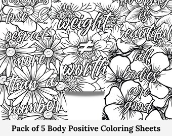 Body Positive Coloring Pages