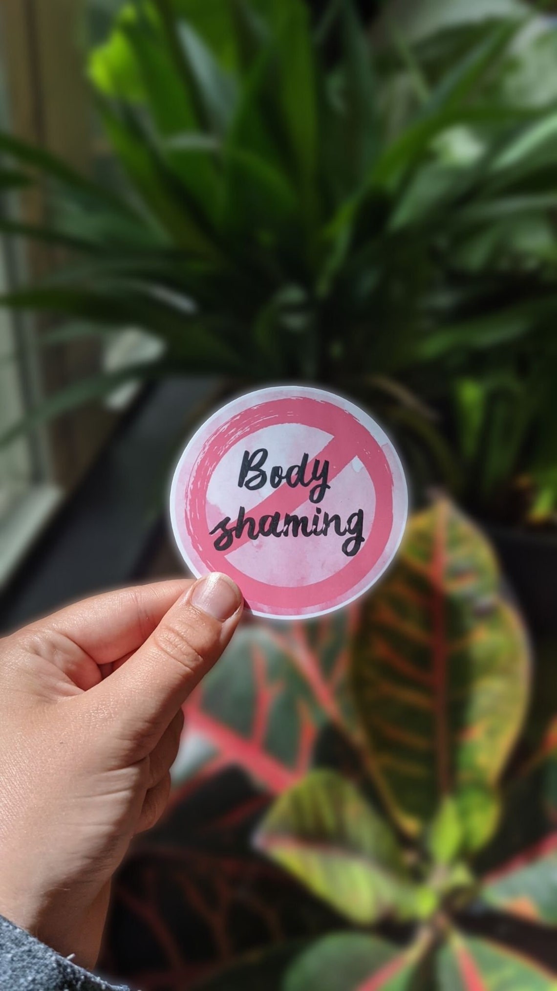 Zero Body Shaming Sticker Body Positive Body Liberation Etsy