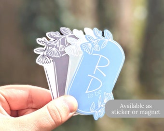 RD to Be Sticker or Magnet | Registered Dietitian To Be (RD2B) Stickers