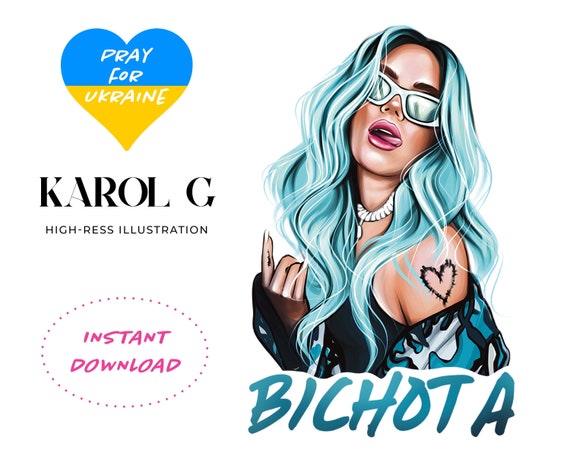 BICHOTA Karol G Sticker Paper Stickers Labels Tags Eolane ee