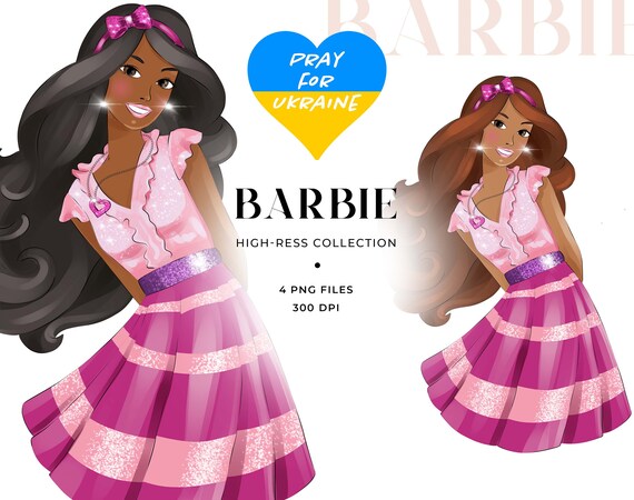 Black Barbie Doll Clipart for Barbie 