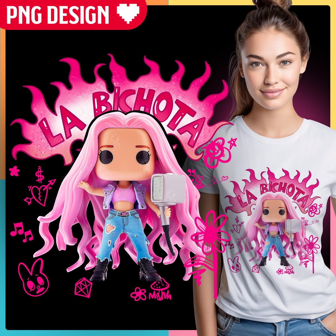 Karol G Pop Figure Png for Manana Sera Bonito Tour 2024 Png for Trendy ...