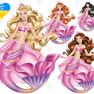 Barbie Mermaid - Etsy