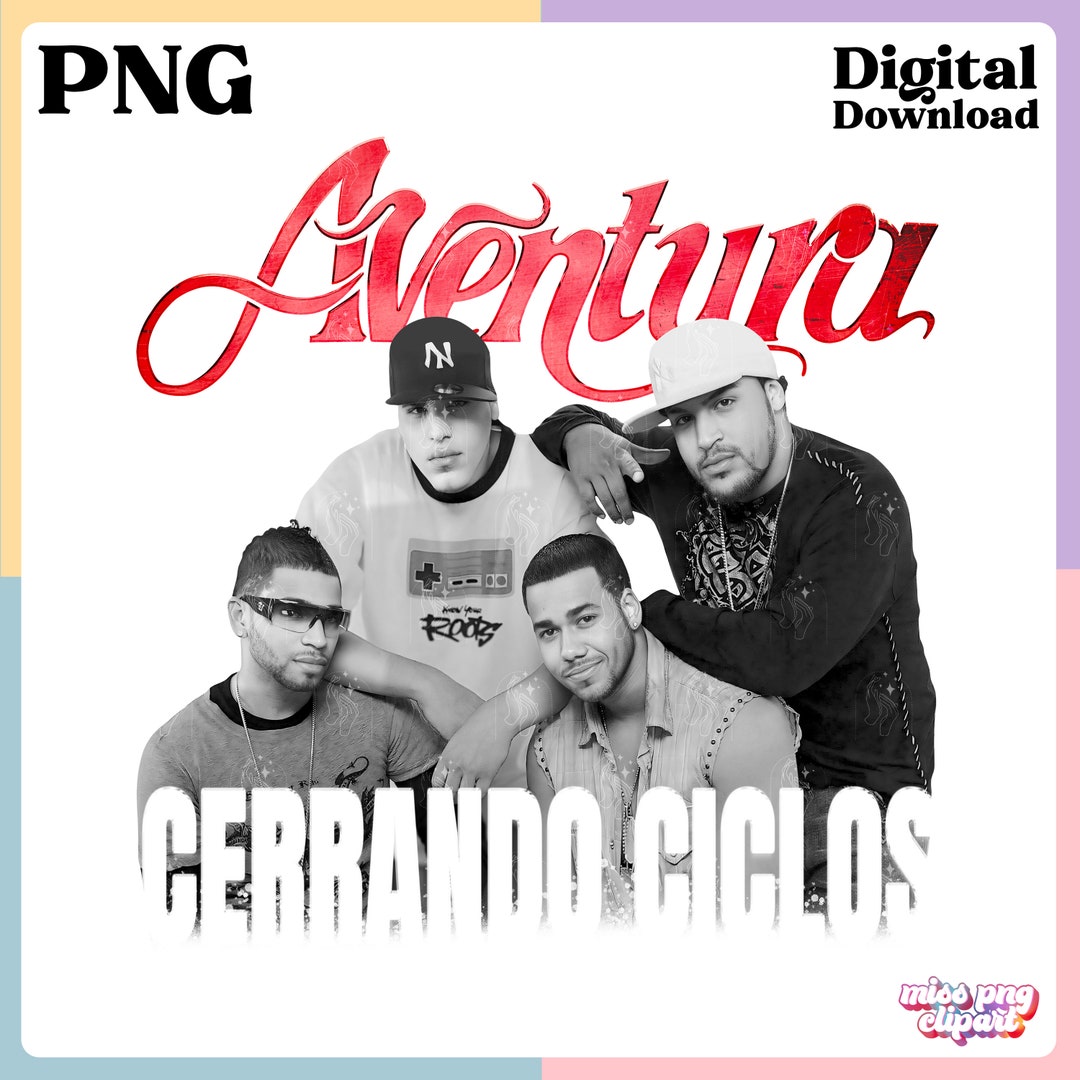 Aventura Inmortal Cerrando Ciclos Tour 2025 Png Sublimation Design for
