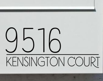 Mailbox Numbers Etsy