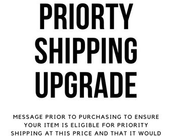 Upgrade to Priority Shipping USA Only - Etsy