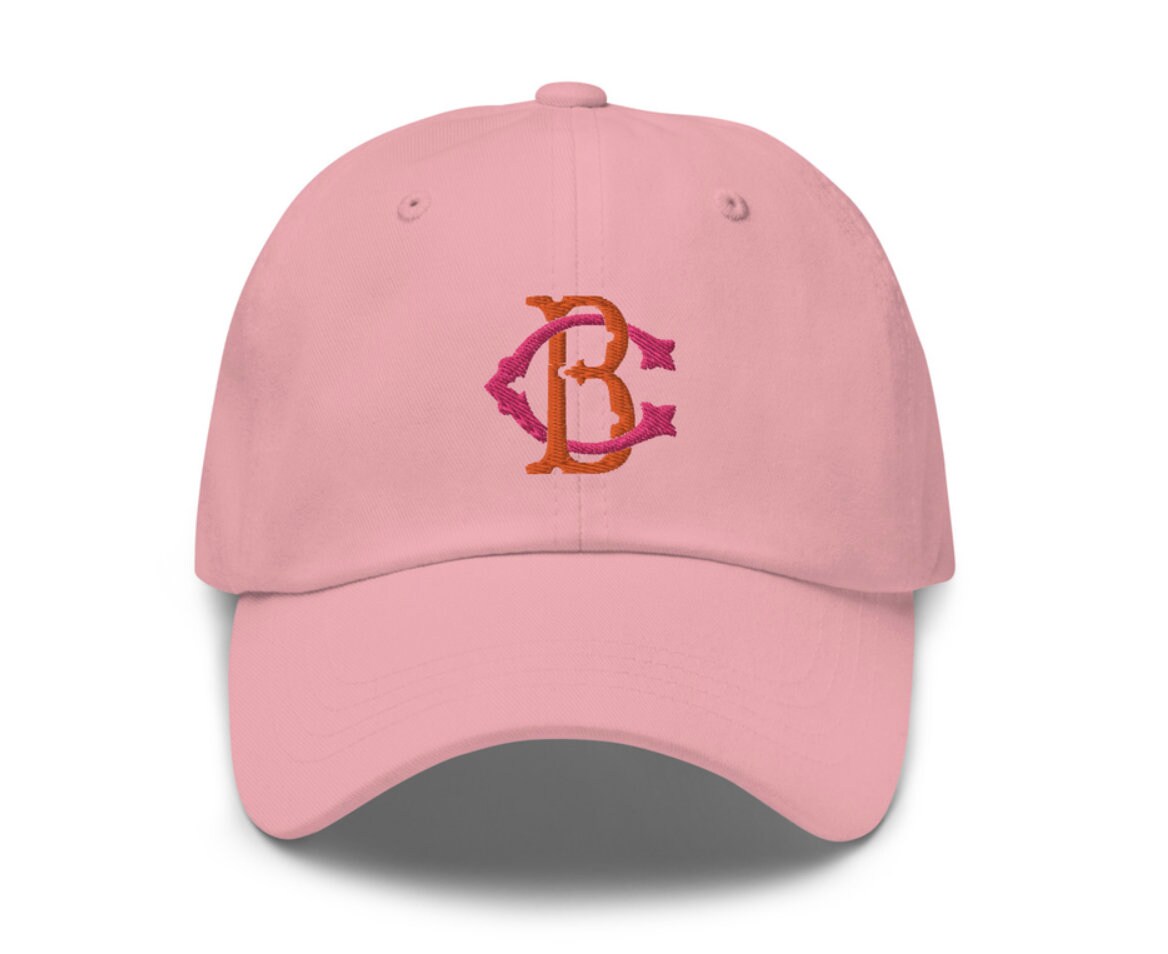 2 Color Embroidered Custom Two Letter Monogram Hat, Two Color Monogram ...