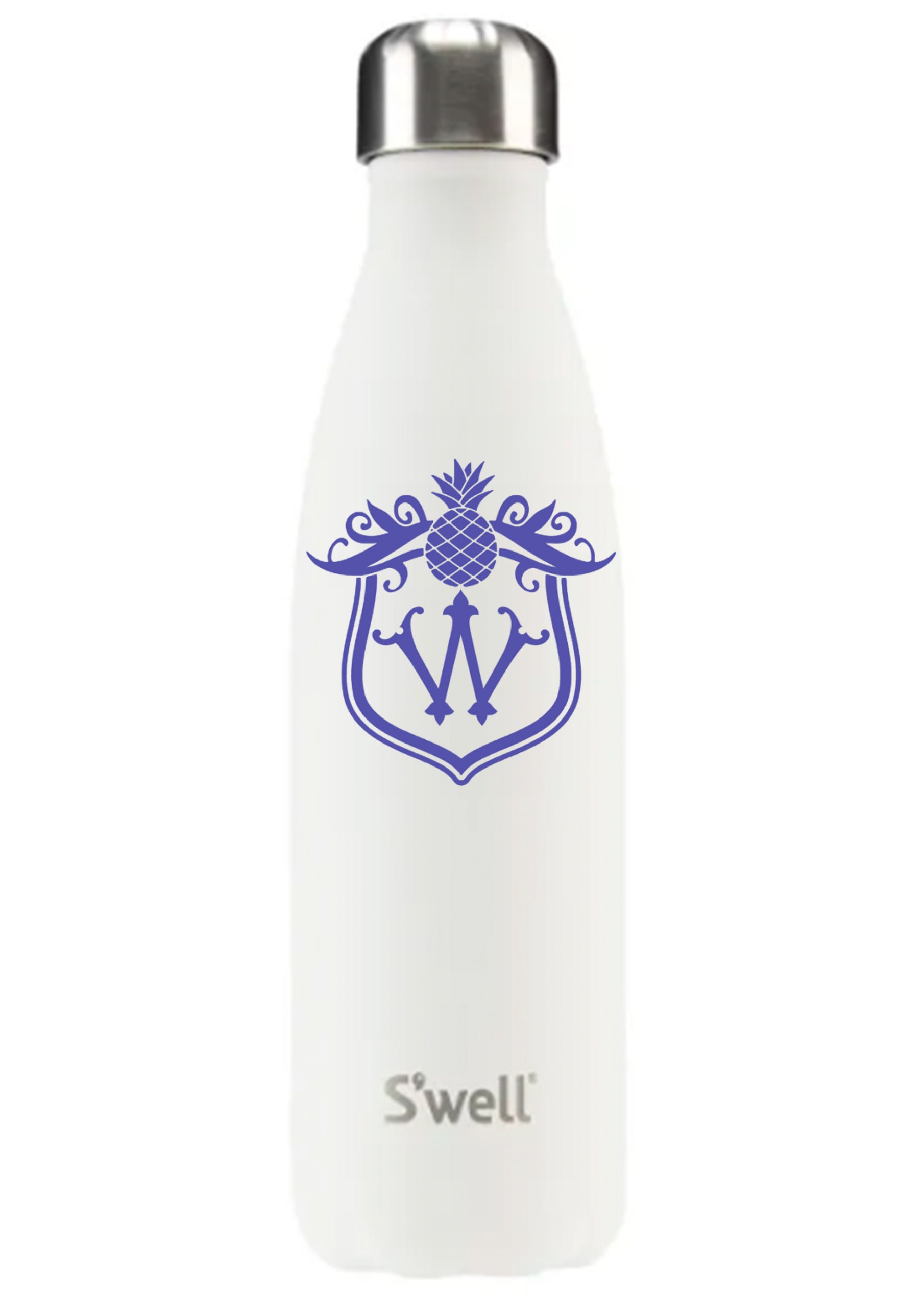 Pineapple Crest Monogram Vinyl Decal Sticker Custom Crest Etsy