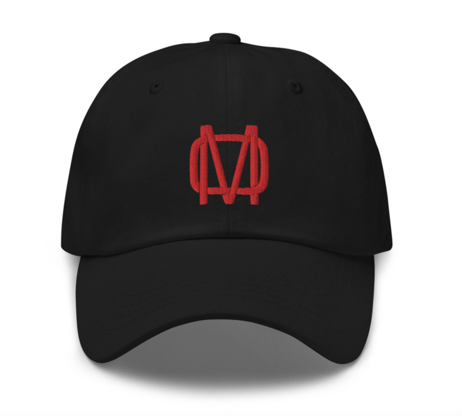 【 】Micro Monogram Embroidered Block Cap_BLUE Monogram Block BD for Embroidery – Shuler Studio