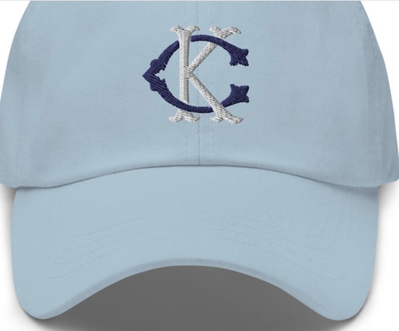 2 Color Embroidered Custom Two Letter Monogram Hat, Two