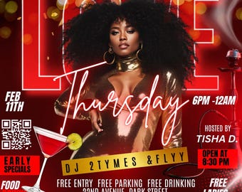Editable, Canva Flyer Design, Social Media Flyer, Club Flyer,Friday Flyer,Western Flyer, Club and Bar Template, Digital Flyer