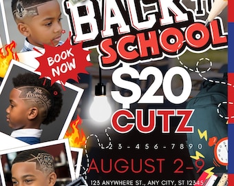 Editable  Back to school Flyer, Canva Editable, Social Media Flyer, Club Flyer Template Design,Flyer,Birthday Flyer,Premade Flyer